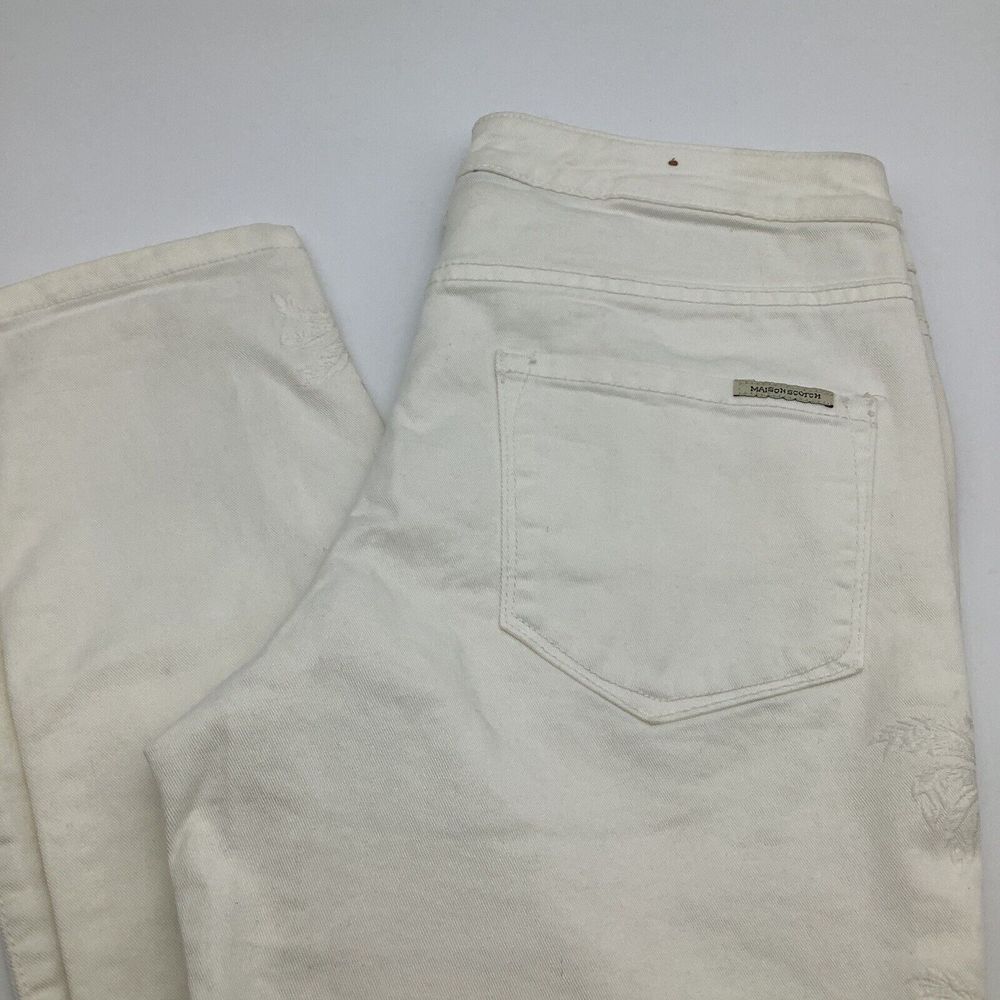 Maison Scotch Jolie Vagabonde Embroidered Jeans Size 27 x 30‎ (Actual 28 x 28)